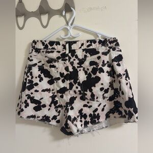 Stylish Black and White Women's Shorts